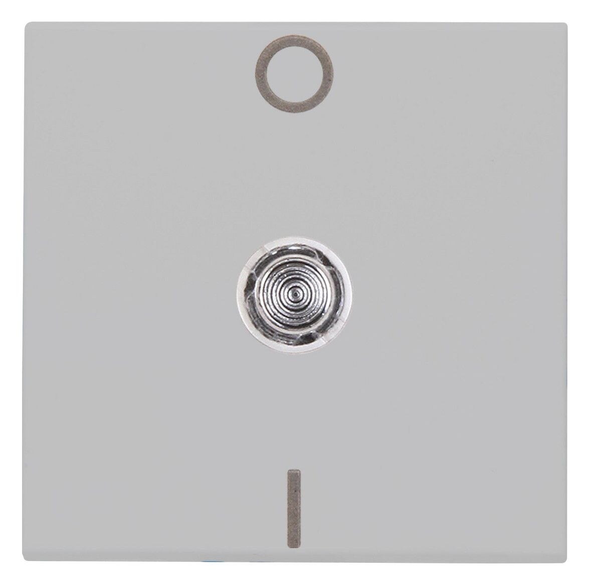 Kopp Kopp 491963008 HK07-Flächenwippe 2-polig mit Linse Farbe:grau matt
