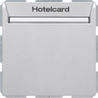 Berker Relais-Schalter Hotelcard aluminium matt 16408984
