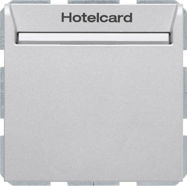 Berker Berker Relais-Schalter Hotelcard aluminium matt 16408984