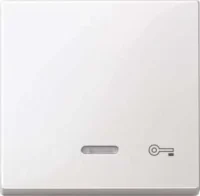 Merten Wippe Kontr.Fenster pws/gl Aufdruck Schlüssel 435319