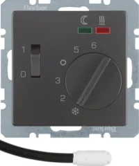 Berker Fußbodentemperaturregler anthrazit/sa 20346086