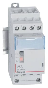Legrand 412551 CX3 Schütz 230V 25A 4S mit Handschalter