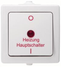 Kopp 565302003 AP-Heizungshauptschalter NAUTIC arktisweiß