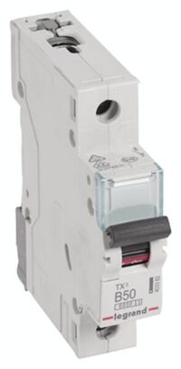 Legrand 403362 TX3 LS-Schalter B 50A 1-polig 6kA 230/400VAC 1TE
