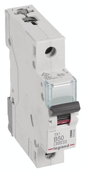 Legrand 403362 TX3 LS-Schalter B 50A 1-polig 6kA 230/400VAC 1TE