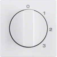 Berker Zentralstück mit Drehknopf 3S Q.1/Q.3 polar weiß 1096608900