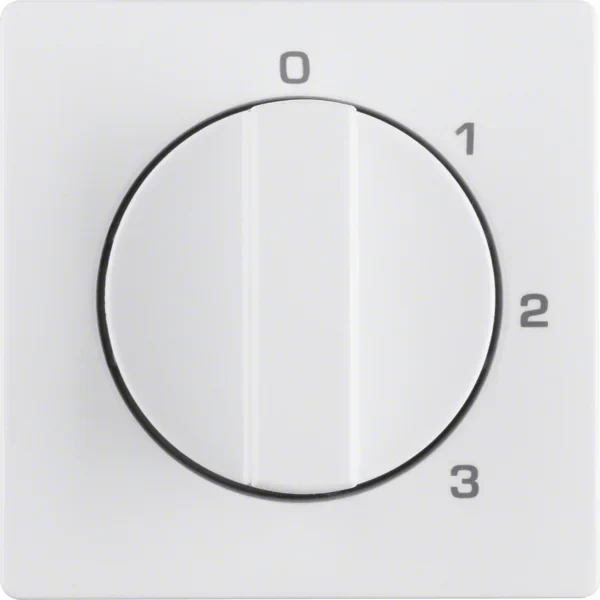Berker Berker Zentralstück mit Drehknopf 3S Q.1/Q.3 polar weiß 1096608900