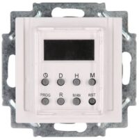 Kopp 290229008 Zeitschaltuhr elektrisch 100Std.10Prg.6AX 1500W/VA HK07 reinweiß