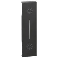 BTicino KG05L LivingNow 1M Tasten- abdeckung für Doppeltaster Black