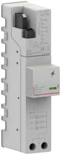 Legrand 412476 Kombiableiter SaS T1+T2 IIMP 12,5kA TNC Fernmeldek.+Spannungsabg