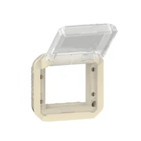 Legrand 069838L Plexo New Einsatz Mosaic Adapter mit trem Klappdeckel arbe:Beige