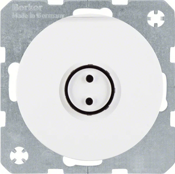 Berker Berker SCHUKO-Steckdose pows/gl mit Klappdeckel 47442079