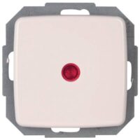 Kopp 586671081 Kontrollschalter mit Linse 10AX 250V Rivo weiß