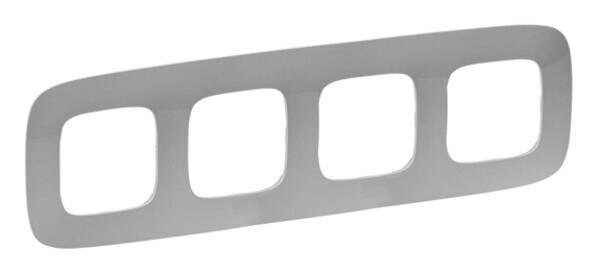 Legrand Legrand 754394 Rahmen 4-fach Valena Allure Aluminium Thermoplast