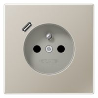 Jung ES1520F-18C Steckdose Frz/Belg m.USB Typ C
