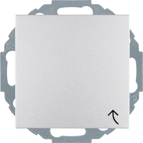 Berker Berker Schuko-Steckdosealu/matt mit Klappdeckel 47441404