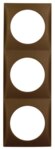 Berker 918192511 Rahmen 3-fach Integro Flow braun matt