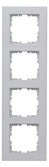 Kopp 407134007 HK07 PURE-Abdeckrahmen 4-fach Farbe:grau matt