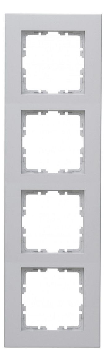 Kopp Kopp 407134007 HK07 PURE-Abdeckrahmen 4-fach Farbe:grau matt
