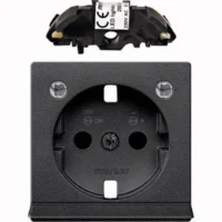 Merten Zentralplatte anth f.Steckdose LED MEG2334-0414