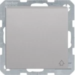 Berker SCHUKO-Steckdose alu/lackiert mit Klappdeckel+BSF 47516074