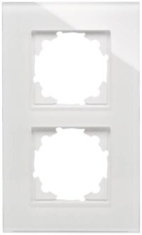 Kopp 405402018 ATHENIS-2-fach Glas-Abdeckrahmen senkrechte und waage