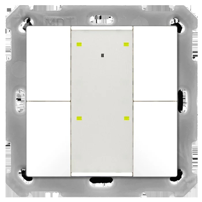 MDT technologies Taster Plus TS 55 4-fach, Reinweiß mat BE-TA55T4.02 – Bild 1