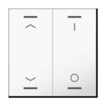 MDT Wippe für KNX Taster Light 63 weiß glänzend Jalousie/Sch. BE-TAL63W204.C1