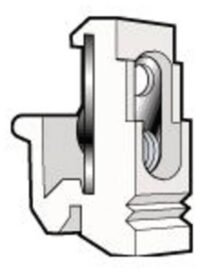 Legrand 036460 Fixocab Universaladapter für G-Profilschiene Schrauben M4