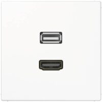 Jung MALS1163WW Einsatz HDMI/USB alpinweiß