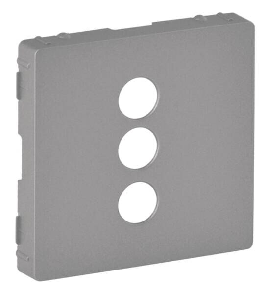 Legrand Legrand 754722 Abdeckung für RCA 3-fach Einsatz Valena Life Aluminium