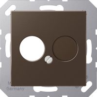Jung Abdeckung mokka für 2 Kleinst.Dosen A 562 MO