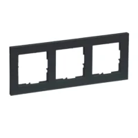 Legrand 765483 SEANO+3-fach Rahmen in der Farbausführung Anthrazit lackiert