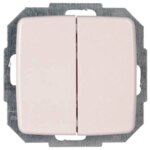 Kopp 585517081 Serienschalter 10AX 250V Rivo weiß