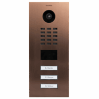 DoorBird D2103V IP Video Türsprechanlage – Bronze-Optik (PVD)