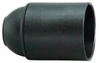 Kopp 210515000 Fassung E27 Iso-Stoff glatt schwarz