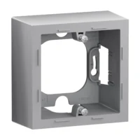 Legrand 765298 SEANO APgehäuse 1-fach in der Farbausführung Aluminium lackiert