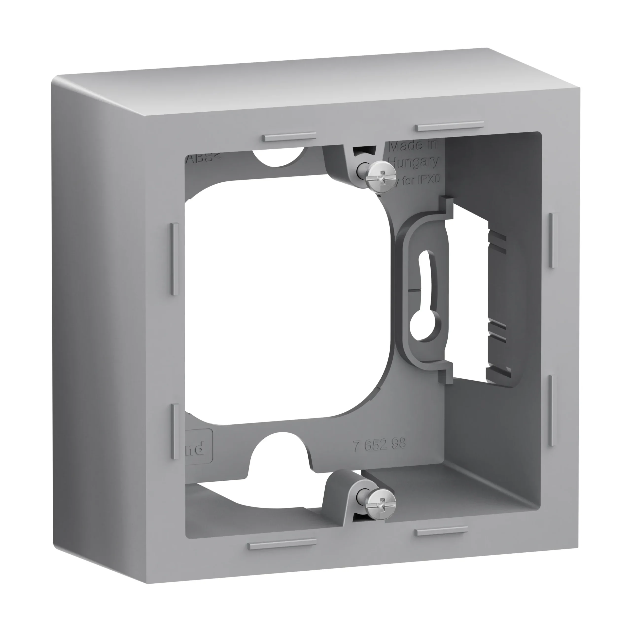 Legrand Legrand 765298 SEANO APgehäuse 1-fach in der Farbausführung Aluminium lackiert