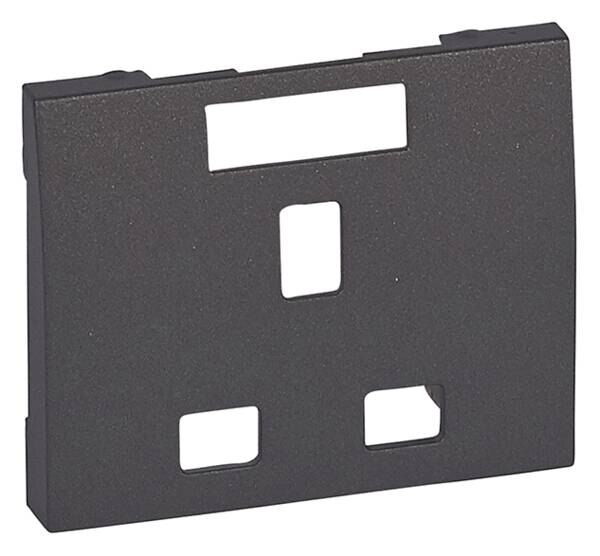 Legrand Legrand 771296 Steckdose britischer Standard Berührungsschutz Galea dark bronze