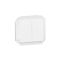 Legrand 069625L Plexo New Einsatz Doppelwechselsch 10AX/Taster 10A SL IK08