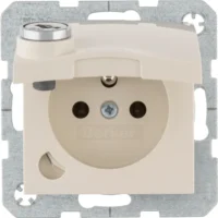 Berker Steckdose mit Erdstift S.1,weiß, gl 6765118982