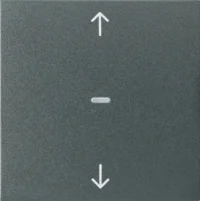 Berker Abdeckung Tastsensor-Modul 1-fach anthrazit 80961285