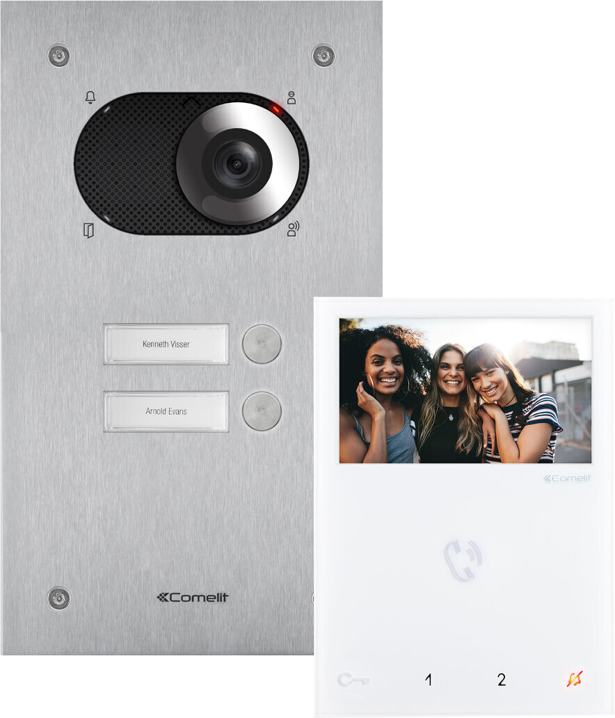 Comelit Comelit Group Zweifamilienhauskit Switch 1xMonitorMini HF, SB2 KVS2002