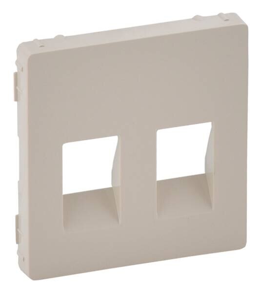 Legrand Legrand 755371 Abdeckung f.2-fach Lautsprecherdose Valena Life mandelweiß