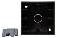 Kopp 374750008 HK07-1-fach APgehäuse Farbe:schwarz matt