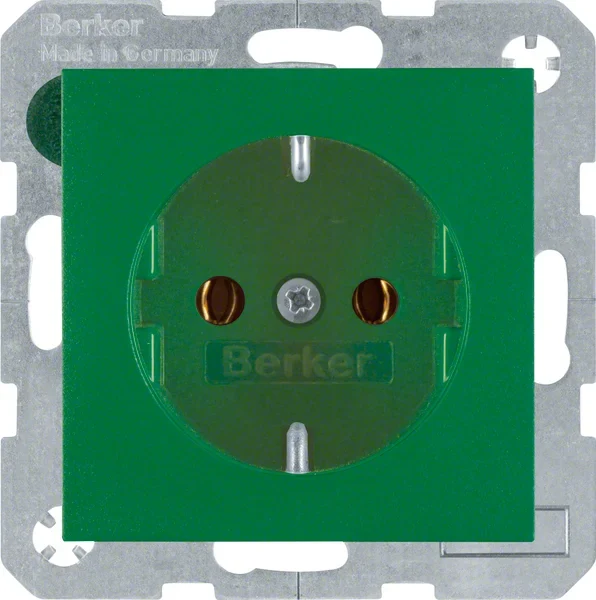 Berker Berker Schuko-Steckdose gn/matt 47431913