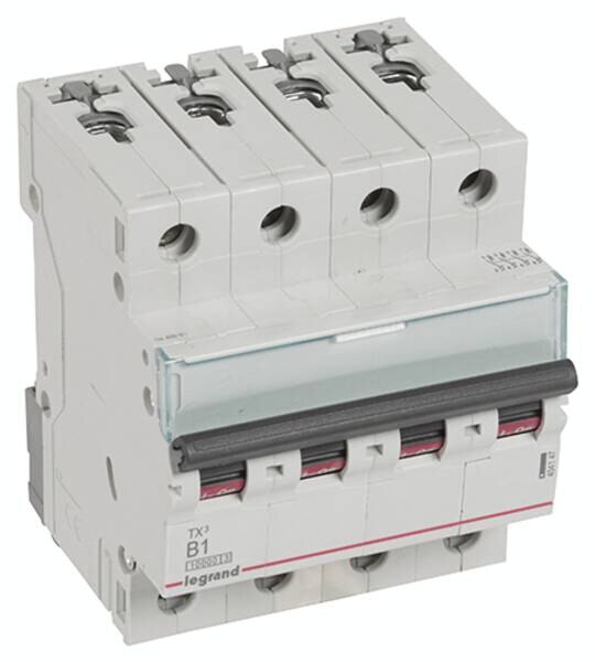 Legrand Legrand 404147 TX3 LS-Schalter B 1A 4-polig 10kA 400VAC 4TE