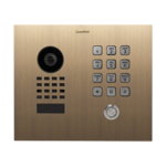 DoorBird D1101KH Classic Unterputz IP Video Türsprechanlage – Echtes Messing