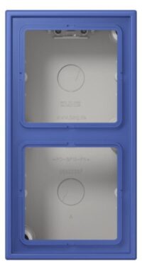 Jung LC 582 A 206 AP-Kappe 2-fach Duroplast lackiert Serie LS bleu outremer 31