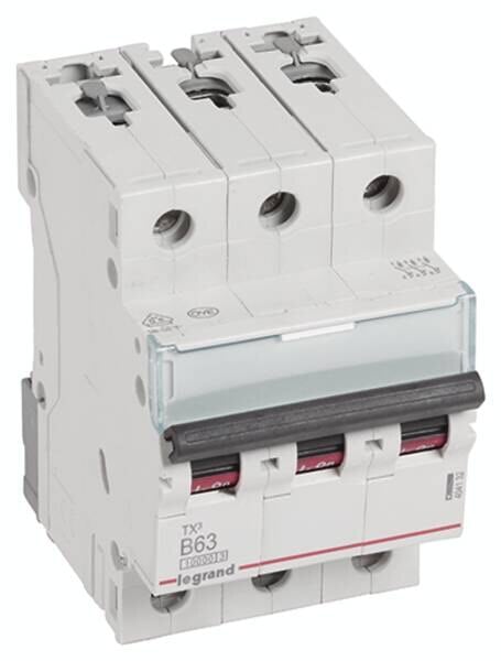 Legrand 404132 TX3 LS-Schalter B 63A 3-polig 10kA 400VAC 3TE